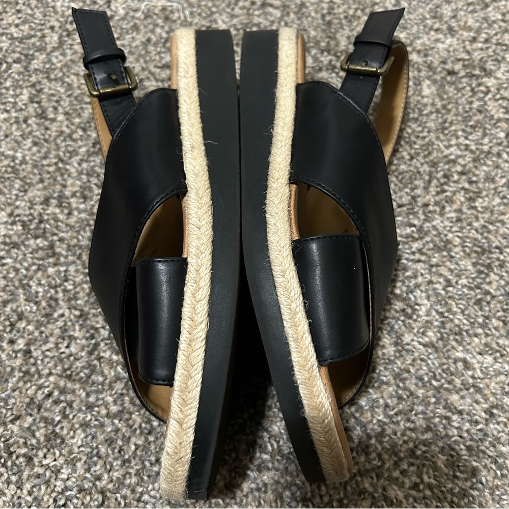 Women's Black Frances Heel Sandals - Picture 8 of 14